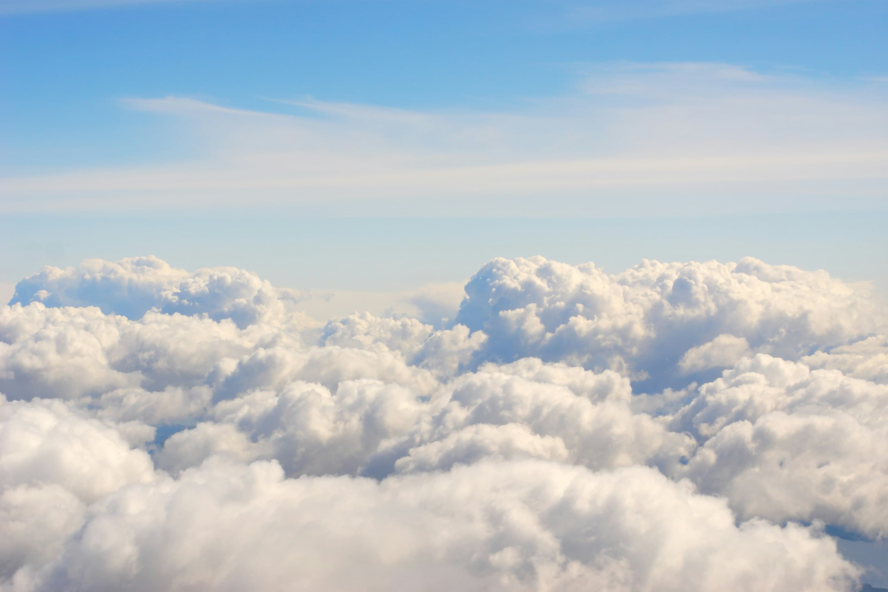 Cloudy sky background